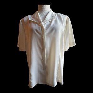 Vintage Notations Blouse (1039-2)